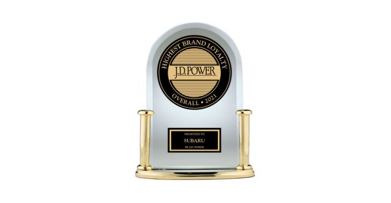 J.D. Power 2021 Best Brand Loyalty Award